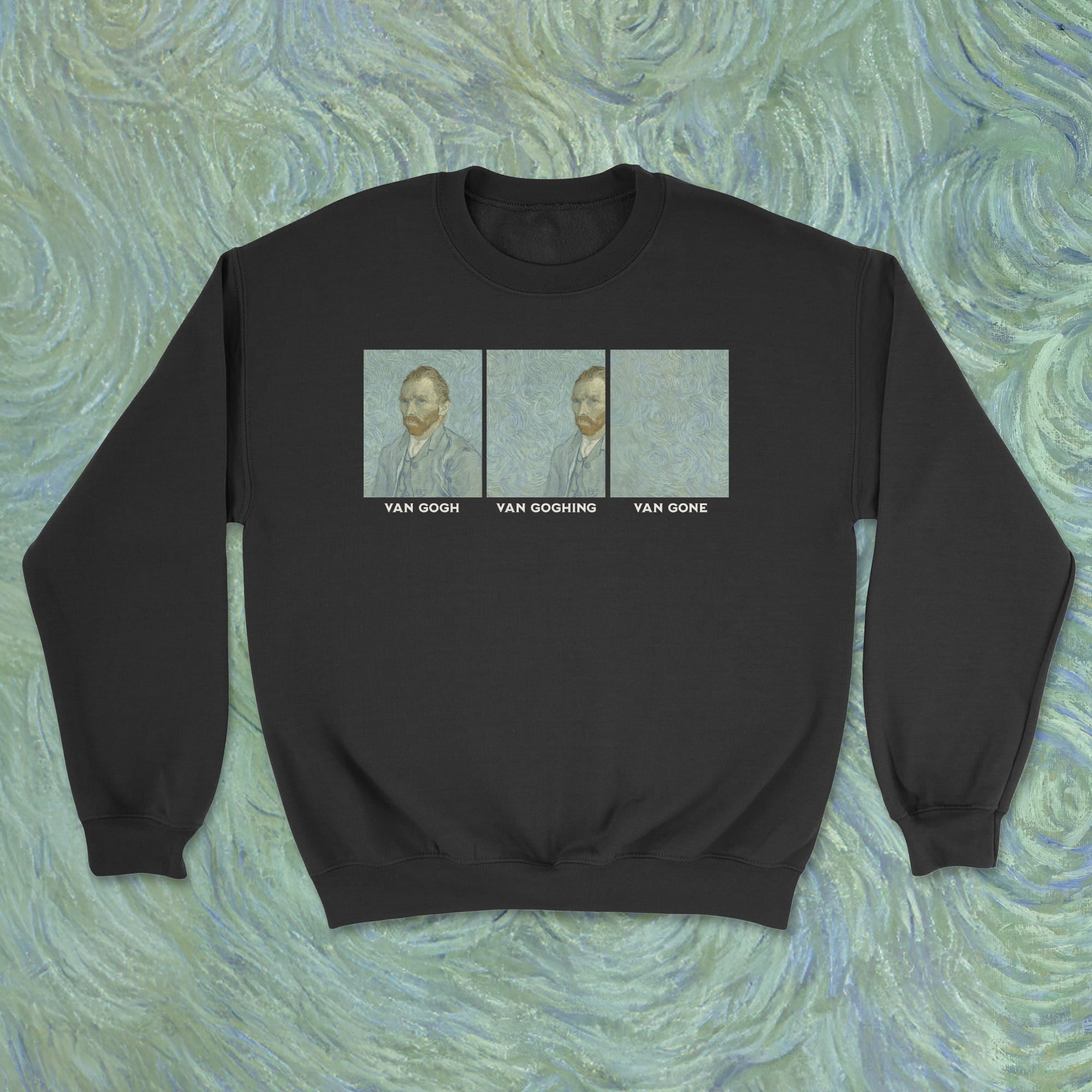 Van Gogh Goghing Gone Crewneck Sweatshirt