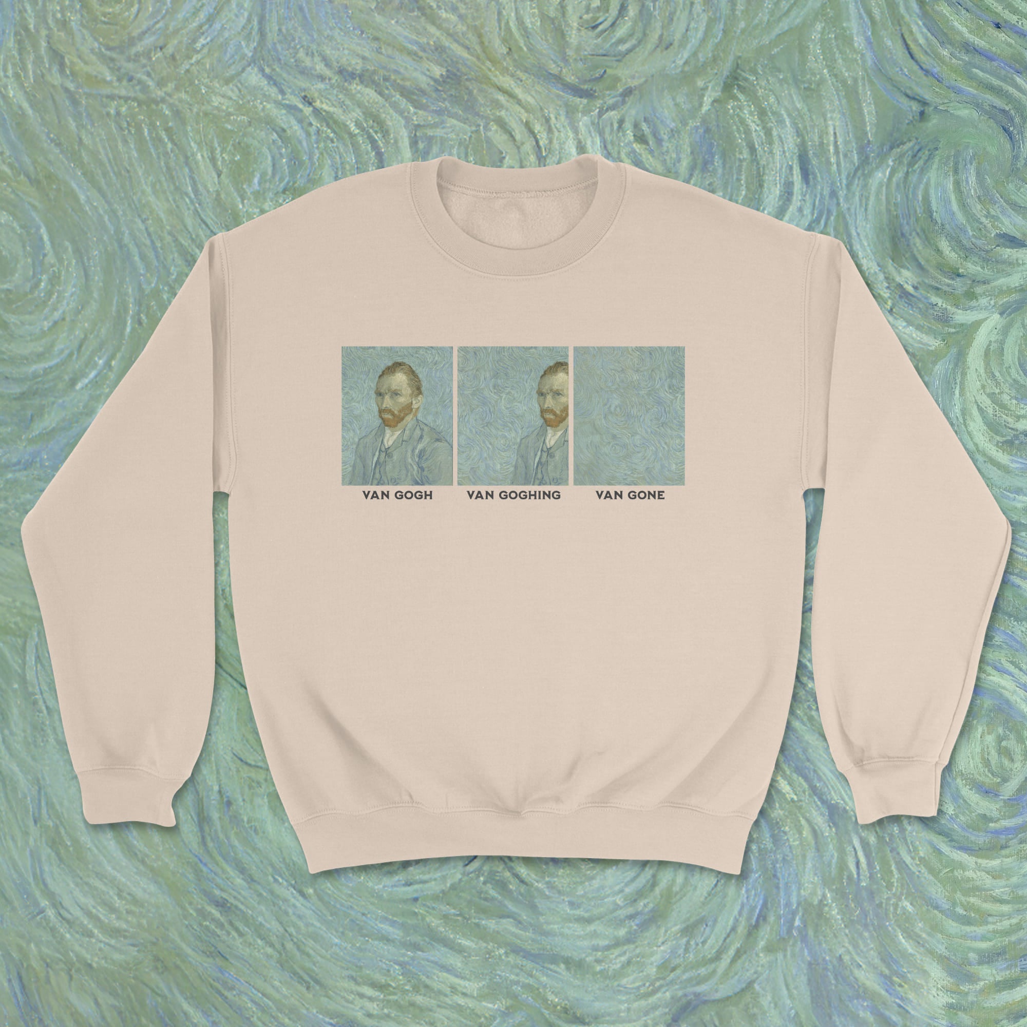 Van Gogh Goghing Gone Crewneck Sweatshirt