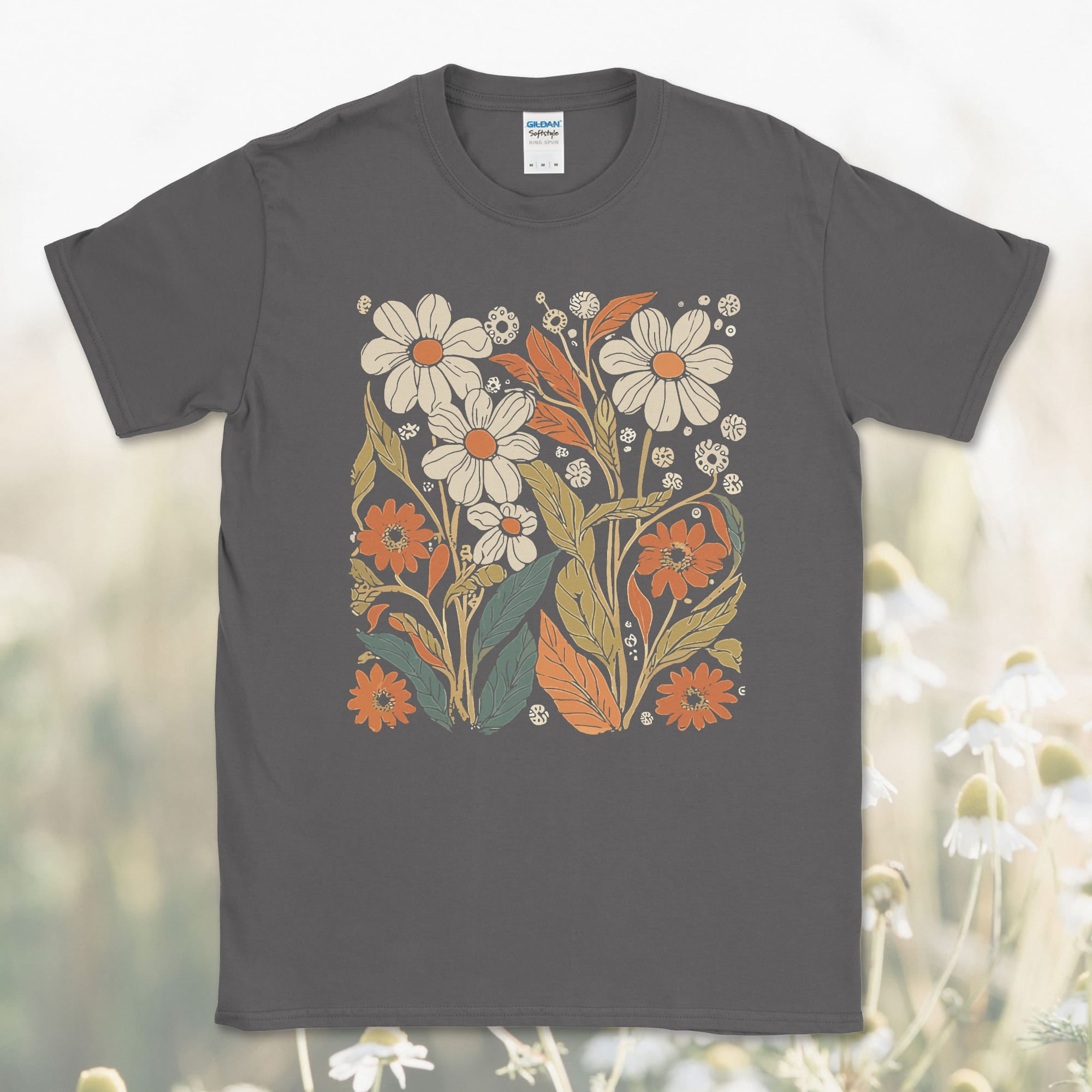 Art Nouveau Wildflower T-Shirt